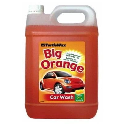 Image of Turtle Wax 52817 Big Orange Car Shampoo Cleans with Streak Free Finish 5 Litre