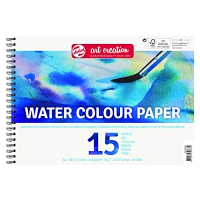 Image of Talens Art Creation A4 Watercolour Paper 15 Sheets