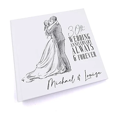 Image of ukgiftstoreonline Personalised 30th Wedding Anniversary Photo album Gift