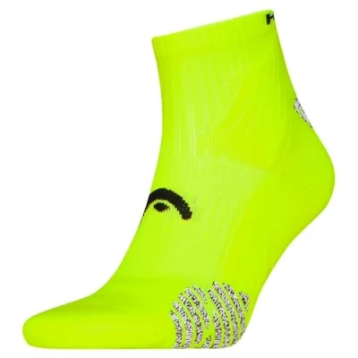 Image of HEAD Padel Quarter Sock, Yellow, 43 46