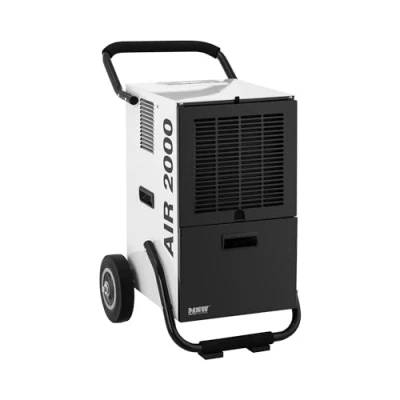 Image of MSW Dehumidifier 50 L/24 h For 90 m² 560 m3/h Airflow 5.69 L Tank With LED Efficient Commercial Damp Extractor Cellar Garage Building Use Handle Easy Transport