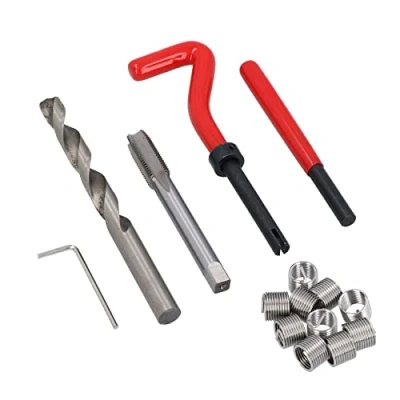 Image of M10 x 1.25mm thread repair kit/helicoil 15pc set damaged