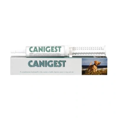 Image of TRM Pet CANIGEST Probiotic paste for cats and dogs 30ml Easy to administer cat &amp; dog tummy settler made with probiotics, prebiotic, glutamine, kaolin pectin
