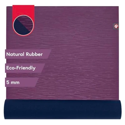 Image of Manduka eKO Yoga and Pilates Mat, Acai Midnight, 180 cm