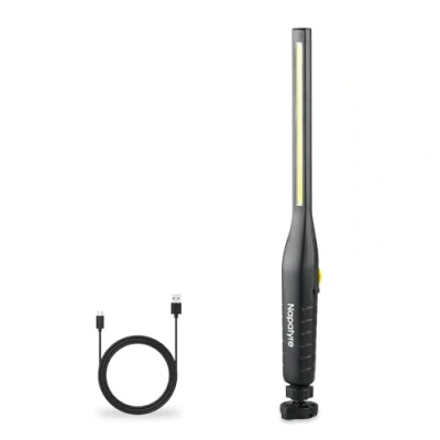 Image of Napatyre Rechargeable LED Inspection Lamp, 700 Lumens 4000mAh Work Light, 360 Rotate Portable Mechanic Torch for Car Repair Home Emergency