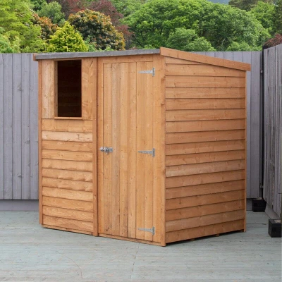 Image of Shire Dip Treated Overlap Sheds Pent 6x4 SD 6 X 4
