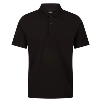 Image of Regatta Professional Men&#039;s 65/35 SS Polo Top Black, Size: 3XL