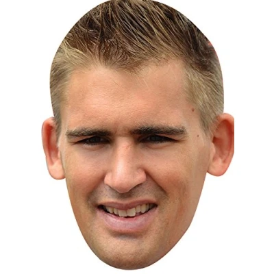 Image of FoxyPrinting Toby Flood 2018 Celebrity Party Cardboard Face Mask Fancy Dress