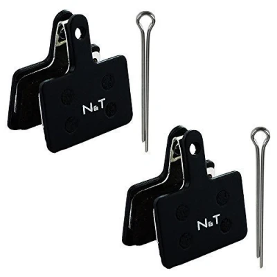 Image of Noah And Theo 2x NT BP004/SM Semi Metallic Disc Brake Pads fit Clarks M1, S2, Clout 1, CMD 22, 22FM (Flat Mount), 23, 27