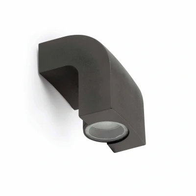 Image of Klamp 1 Light Outdoor Wall Dark Grey IP44, GU10