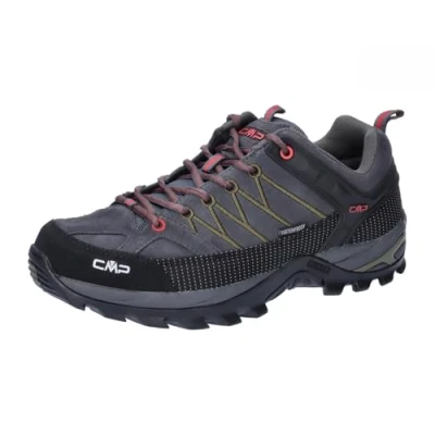 Image of CMP Men&#039;s Rigel Low Trekking Shoes Wp Hiking, Titanio Chili, 7 UK
