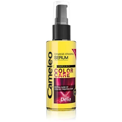 Image of Cameleo Marula Oil Hair Serum Color Care Repair for Damaged, Dry, Bleached On Wet &amp; Dry No Rinsing Paraben Free 55ml