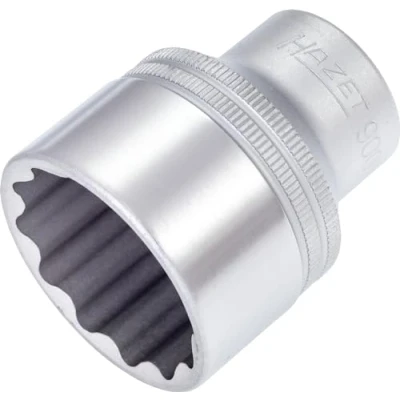 Image of 530054, ASE46805500000 Socket HAZET 900Z 32 DIN3124, ISO2725 1 Chrome Vanadium Steel Knurled