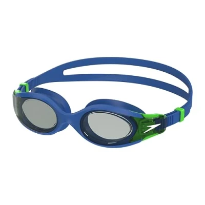 Image of Speedo Unisex Kids Hydrosity 2.0 SwiMing Goggles Anti fog leak, Cobalt/Fluo Green, One Size
