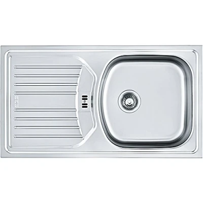 Image of Kitchen Sink Made of Stainless Steel (Linen) with a Single Bowl from Franke Eurostar ETL 614 78 I Nova Linen 101.0368.951