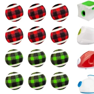 Image of NICERINC PET X Small Dog Tennis Balls Toys Ball 1.5&quot; Pack of 12, Fit Launchers