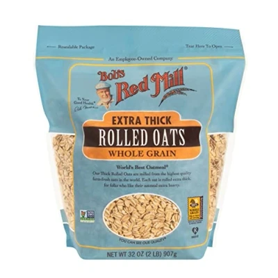 Image of Bob&#039;s Red Mill, Extra Thick Rolled Oats, Whole Grain, 907g