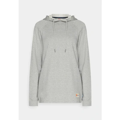 Image of Fjallraven 86987 020 999 Vardag Hoodie W Sweatshirt Women&#039;s Grey Melange Size XXS