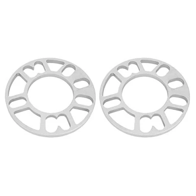 Image of 2Pcs 10mm Wheel Spacers Universal Aluminum Alloy Shims Fit for 4/5 Stud