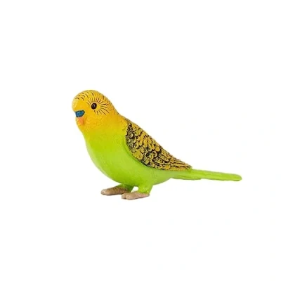 Image of MOJO Budgerigar Green Pet Bird Hand Painted Toy Figure Farmland Collection True to Life &amp; Highly Detailed Designed in UK