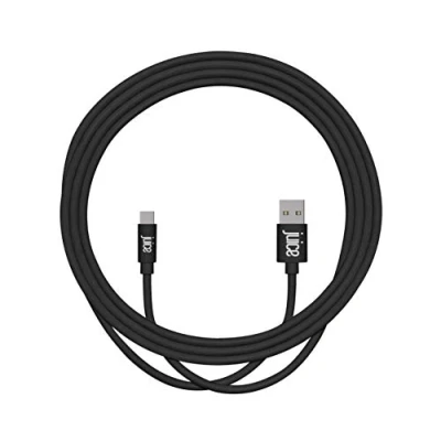 Image of Juice USB Type C 2m Charger and Sync Cable for Samsung Galaxy S20, S10, S9, S8, S20 Plus, Huawei P30, P20,Sony, Apple Ipad 2020, Pro Air 2020 Black