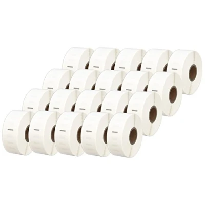 Image of 20 Compatible Rolls 11352 S0722520 25mm x 54mm Address Labels for LabelWriter 4XL 450 400 330 320 310 Twin Turbo Duo Seiko SLP 430 420 240 220 200 120 100 Pro Plus (500 per Roll)