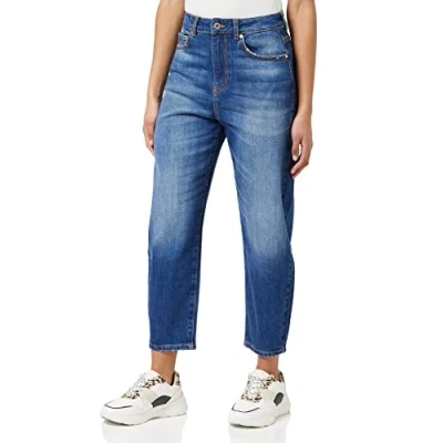 Image of United Colors of Benetton Women&#039;s Trousers 47YFDE00I, Denim 901 Blue, 26