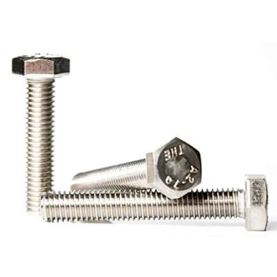 Image of M6 (6mm x 80mm) Hexagon Head Screws Hex Bolts A2 Stainless Steel (Pack of 20)