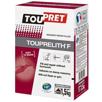 Image of Toupret 66205 Touprelith Masonry Repair Filler, Grey