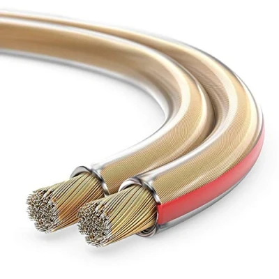 Image of Sonero® 20 m 2 x 2.50 mm² CCA Speaker Cable Transparent