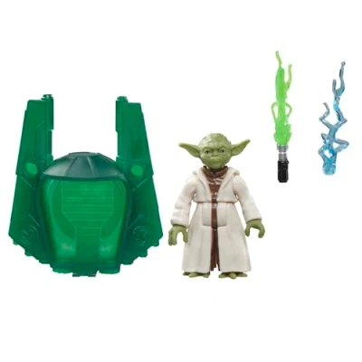 Image of Star Wars Epic World of Action Master Yoda, 4&quot;&quot; Scale Figure