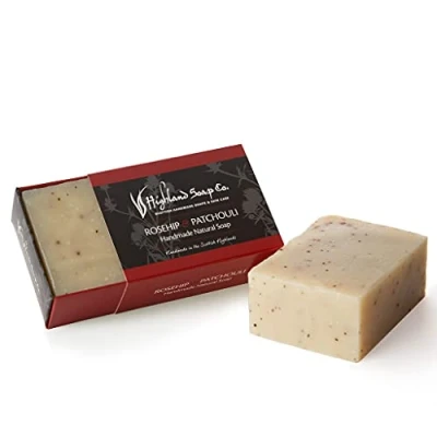 Image of The Highland Soap Company Rosehip &amp; Patchouli Handmade 190g