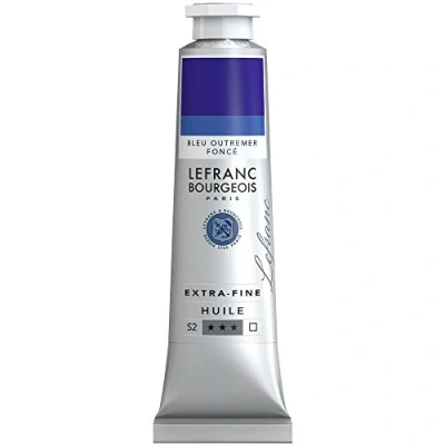 Image of Lefranc Bourgeois, oil based paint, Ultramarine Deep, 40ml