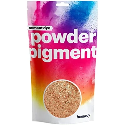 Image of Hemway Cement Dye Powder Pigment Concrete Color Render Mortar Pointing Powdered Brick Toner Plaster Metallic Copper 50g / 1.75oz