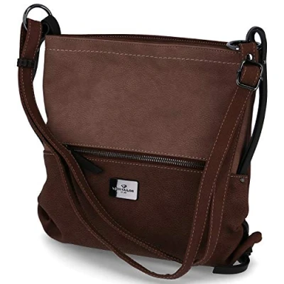 Image of TOM TAILOR Women&#039;s Elin Shoulder Bag (Pack of 2), brown, 28,5x9x26, 002714