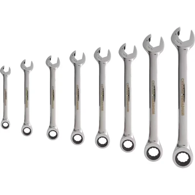 Image of Kennedy 8 19mm Double Ratchet Combination Spanner Set, Piece