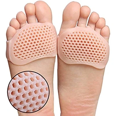 Image of Metatarsal Pads 4 Pc Ball of Foot Cushions for Rapid Pain Relief Gel