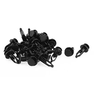 Image of sourcing map 9mm x 18mm 28mm Rivet Retainer Fender Car Bumper Push Clip 30pcs
