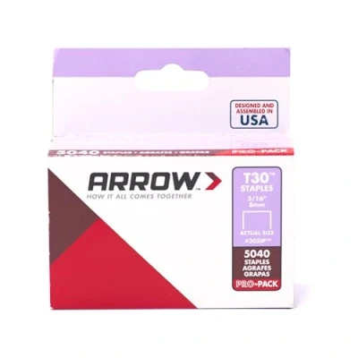 Image of Arrow ARR305IP Staples, Silver, 5/16 inch / 8 mm