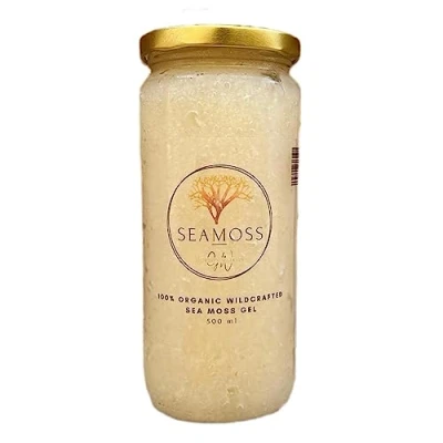 Image of Sea Moss Gel, Made with Wildcrafted, Irish from Grenada. Vegan. Dr Sebi Approved. (Golden, 250ml)