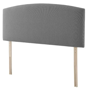 Image of Silentnight Selene Upholstered Headboard, Slate Grey Fabric, Super King