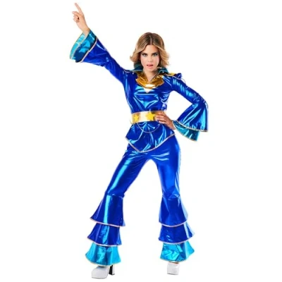 Image of Boland 84055 84054 Adult Dancing Queen Costume, Solid, multicoloured, M L