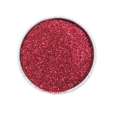 Image of Fine Glitter Makeup Biodegradable Eco for Your face, Body, Hair and Nails (Blush Red Fine)