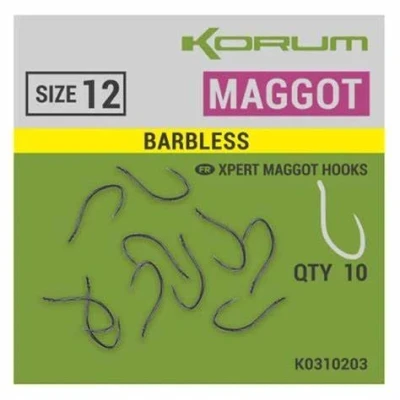 Image of Korum Xpert Maggot Hook (Size 12 Micro Barbed)