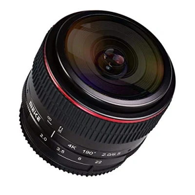 Image of Meike MK 6.5mm F2.0 Fisheye Lens for Canon EF M Mount Camera