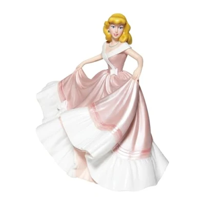Image of Disney Showcase Collection Cinderella Pink Dress Couture Figurine