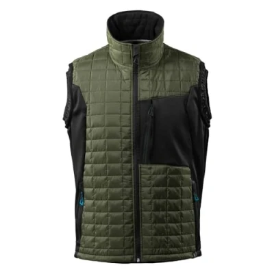Image of Mascot 17165 318 3309 Advanced Lining Lightweight Water Repellent Winter Gilet, Size 2XL, Moss Green/Black