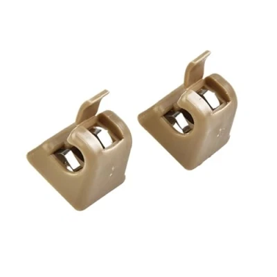 Image of Vivoid [Replacement] 2Pcs For Mercedes Benz W123 W124 W126 W140 W201 Sun Visor Clips Holder Hook Bracket Hanger 12681000127101