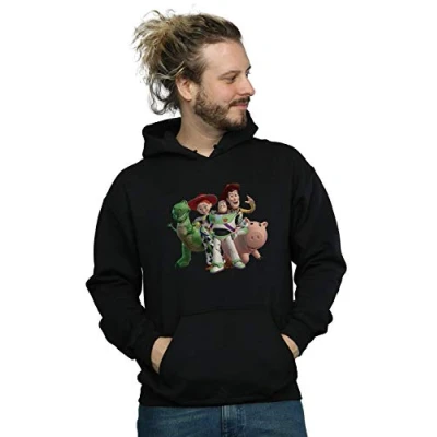 Image of Disney Men&#039;s Toy Story 4 Group Hoodie Black Large
