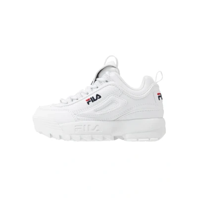 Image of Fila Unisex Kids Disruptor Sneaker, White, 1.5 UK